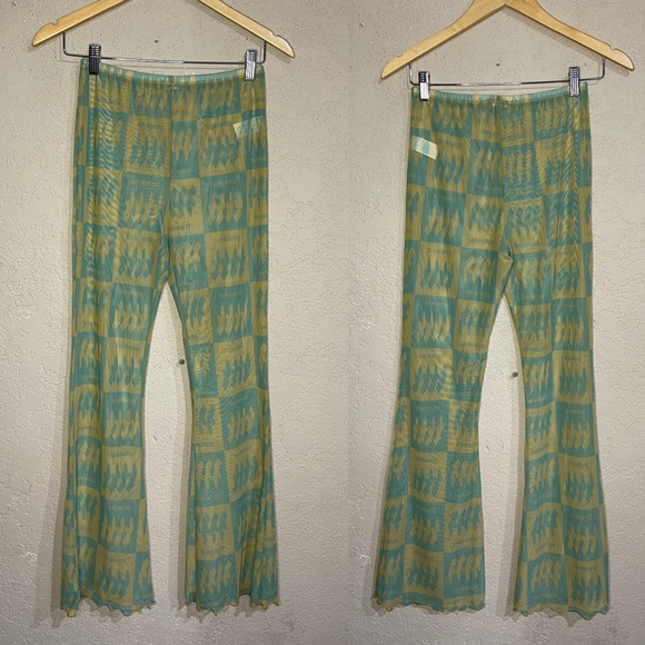 INAMORATA Emily Ratajkowski | Sheer Pants Size: Small - Picture 2 of 5